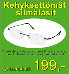 Kehyksett�m�t alk. 166e !